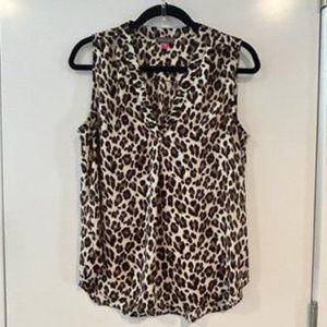 Vince Camuto Leopard Print Blouse